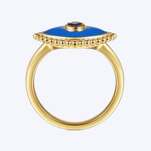 Load image into Gallery viewer, Bujukan Bead Evil Eye Ring
