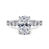 Juliet Oval Diamond Engagement Ring