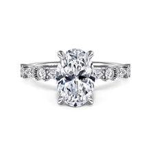 Load image into Gallery viewer, Juliet Oval Diamond Engagement Ring
