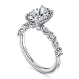 Juliet Oval Diamond Engagement Ring