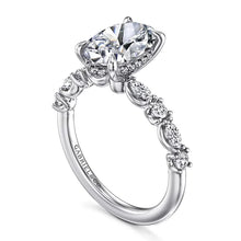 Load image into Gallery viewer, Juliet Oval Diamond Engagement Ring
