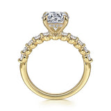 Kim 14K Round Diamond Engagement Ring