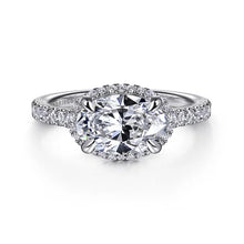 Load image into Gallery viewer, Kyra Oval Halo Diamond Engagement Ring
