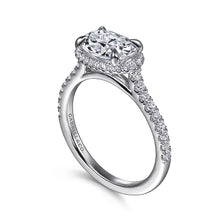 Load image into Gallery viewer, Kyra Oval Halo Diamond Engagement Ring
