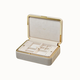 Bella Medium Jewelry Case - Bone