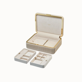 Bella Medium Jewelry Case - Bone