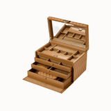 WOLF Lauren Large Jewelry Case - Caramel