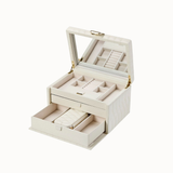 WOLF Lauren Medium Jewelry Case - Ivory