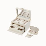 WOLF Lauren Medium Jewelry Case - Ivory