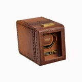 WOLF Brogue Single Winder - Burnished Brown