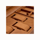 WOLF Brogue Triple Winder With Storage - Burnished Brown