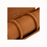 WOLF Brogue Triple Watch Roll - Burnished Brown