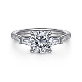 Nadia Three Stone Diamond Engagement Ring