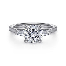 Load image into Gallery viewer, Nadia Three Stone Diamond Engagement Ring
