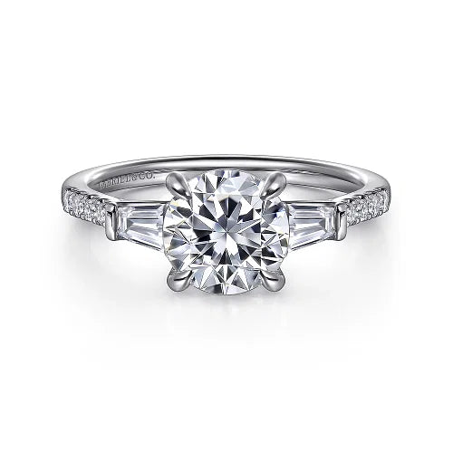 Nadia Three Stone Diamond Engagement Ring