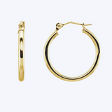 Anice 20mm Gold Tubular Hoops