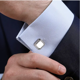 Sterling Silver Square Cufflinks