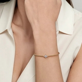 Bujukan Collection Diamond Starburst Split Bangle Bracelet