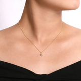 Diamond Starburst Pendant Necklace