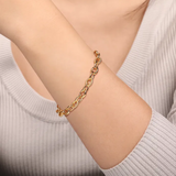 Hollow Tube Bujukan Link Bracelet