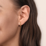 Gaby Diamond Huggie Earrings
