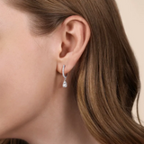 Gabriel & Co 14K White Gold Diamond Drop Earrings