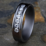 The Adams Lab-Grown Diamond Tantalum Band