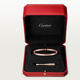 Cartier 18K Rose Gold 3.65mm LOVE Bracelet, Small Model - 19cm (7.5")/21.3gr (EST)