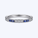 Vivianne Sapphire & Diamond Ring