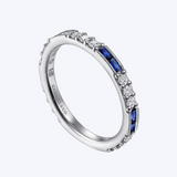 Vivianne Sapphire & Diamond Ring