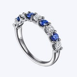 Paige Sapphire & Diamond Ring