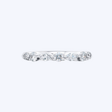 Clarice Marquise and Round Alternating Diamond Band