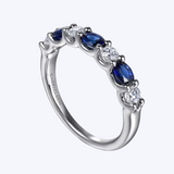 Landon Sapphire & Diamond Ring