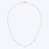 Tanner Diamond Droplet Necklace