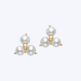 3-Pearl Studs