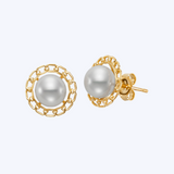 Link Pearl Studs