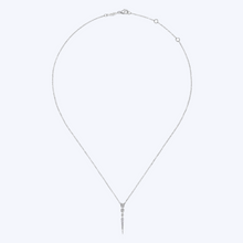 Load image into Gallery viewer, Diamond Spike Pendant Drop Necklace
