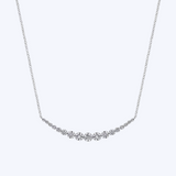 Diamond Curved Bar Necklace