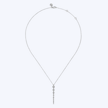 Load image into Gallery viewer, Graduating Vertical Diamond Bar Necklace
