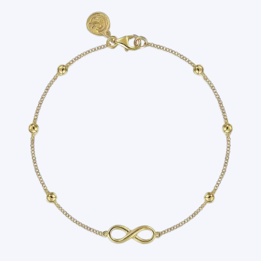 Chain Bracelet with Infinity Station