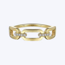 Load image into Gallery viewer, Diamond Link Chain Ladies Ring
