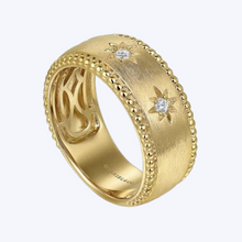 Load image into Gallery viewer, Diamond Wide Band Ladies Ring
