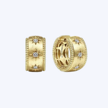 Load image into Gallery viewer, Thick Diamond Huggie Earrings
