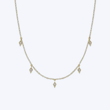 Load image into Gallery viewer, Diamond Stations Kite Droplet Necklace
