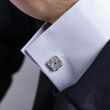 Load image into Gallery viewer, Double Love Knot Cufflinks
