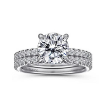 Load image into Gallery viewer, Stefie Diamond Accented Engagement Ring
