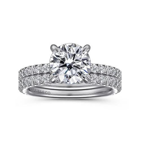 Stefie Diamond Accented Engagement Ring