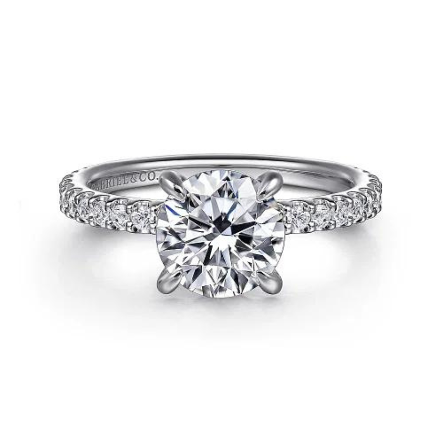 Stefie Diamond Accented Engagement Ring