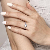 Eleanor Diamond Accented Engagement Ring