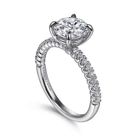Eleanor Diamond Accented Engagement Ring